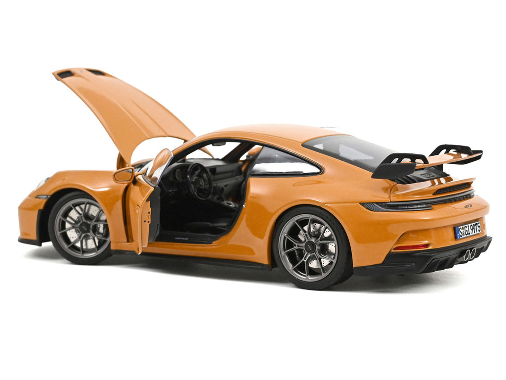 2021 Porsche 911 GT3 Bahama Yellow 1/18 Diecast Model Car by Norev-0