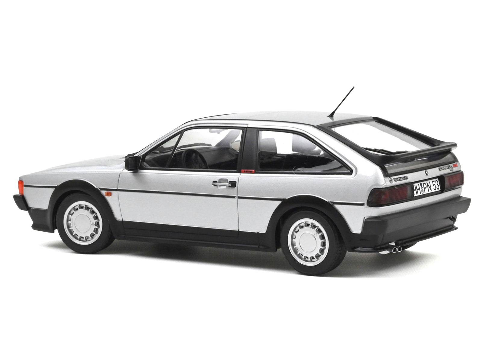 1988 Volkswagen Scirocco GTX 16V Flash Silver Metallic 1/18 Diecast Model Car by Norev