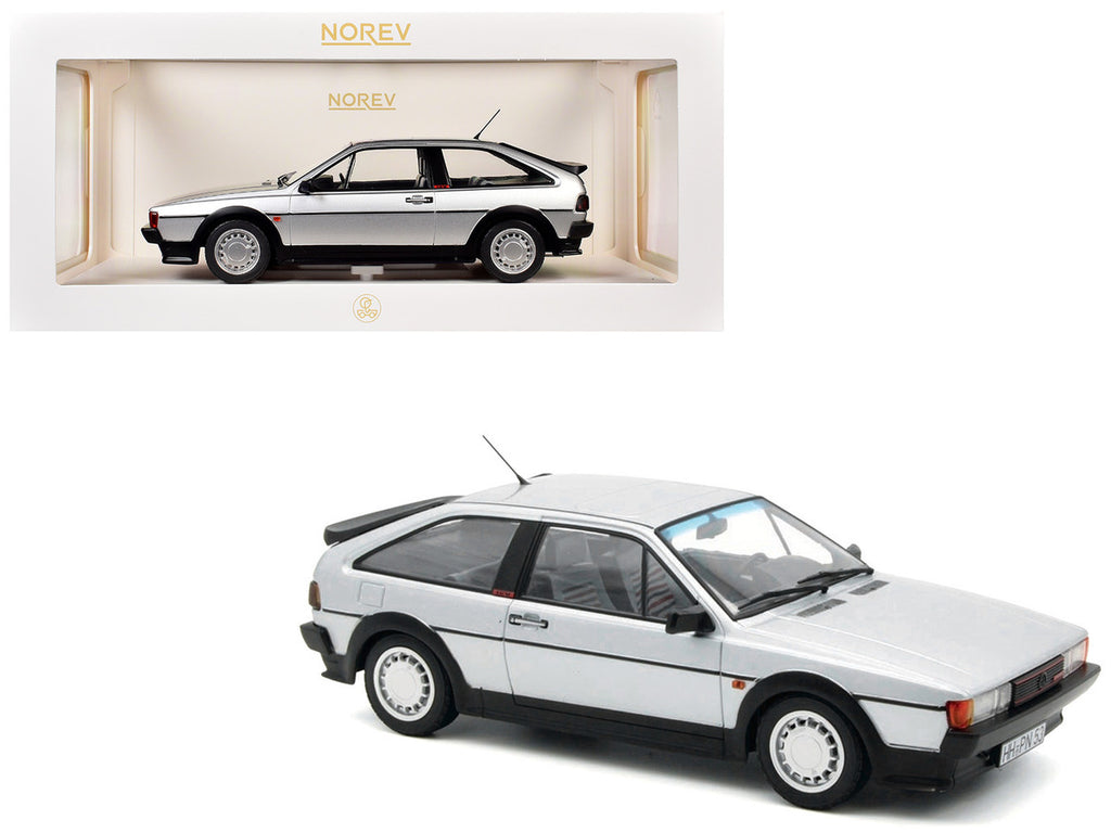 1988 Volkswagen Scirocco GTX 16V Flash Silver Metallic 1/18 Diecast Model Car by Norev-0