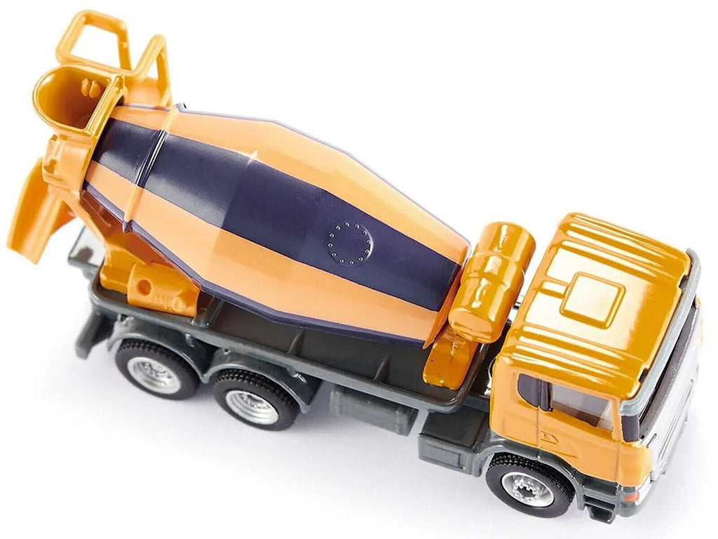 Scania Mixer Truck Yellow 1/87 (HO) Diecast Model by Siku-1