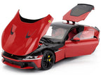 2024 Ferrari 12Cilindri Rosso Corsa Red with Black Top 1/18 Diecast Model Car by Polistil-0