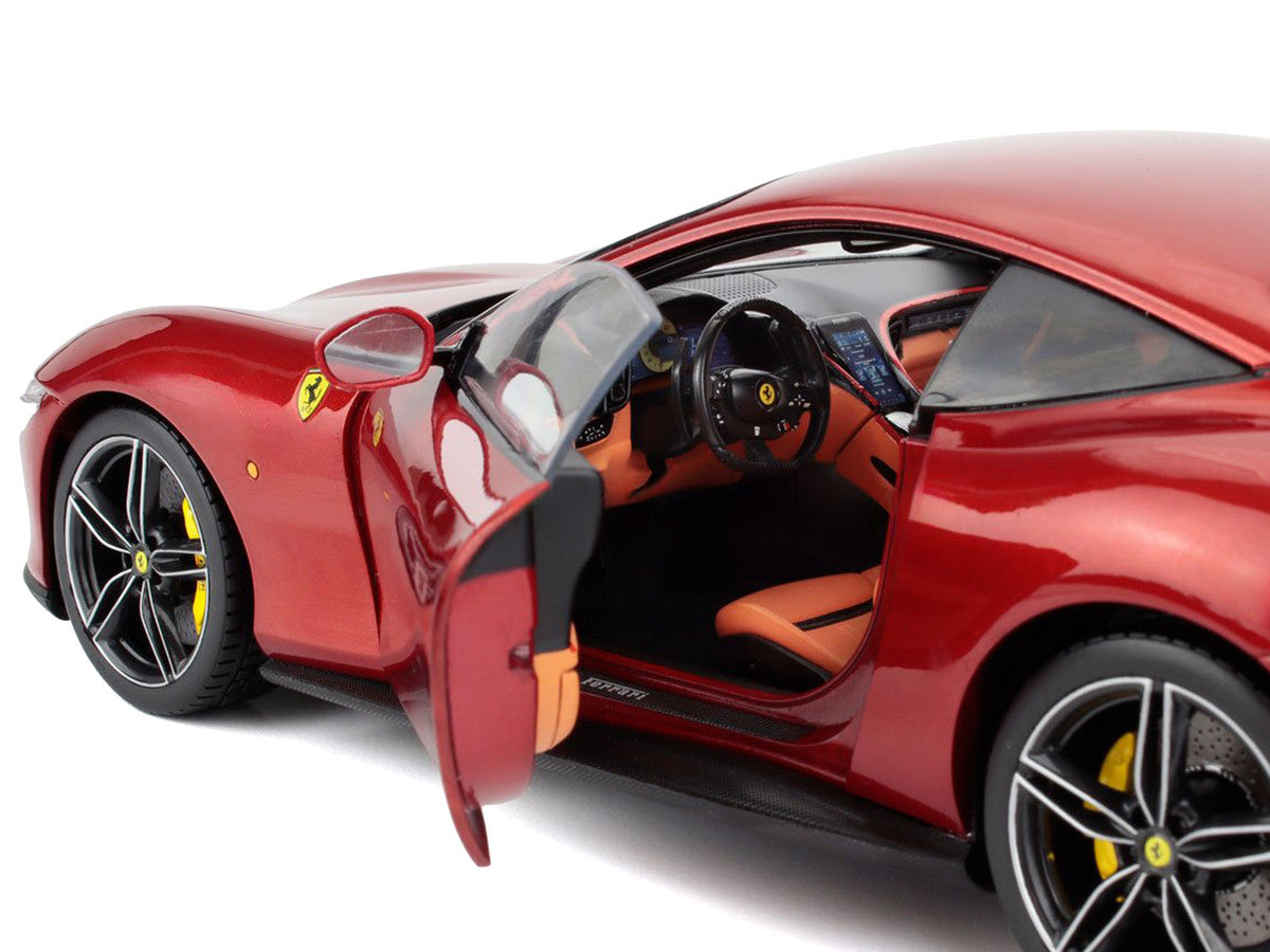 2019 Ferrari Roma Rosso Magma Red Metallic 1/18 Diecast Model Car by Polistil-0