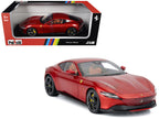 2019 Ferrari Roma Rosso Magma Red Metallic 1/18 Diecast Model Car by Polistil-4