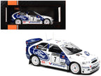Ford Escort WRC #7 Juha Kankkunen - Juha Repo 2nd Place "RAC Rally" (1998) 1/18 Diecast Model Car by IXO Models-0