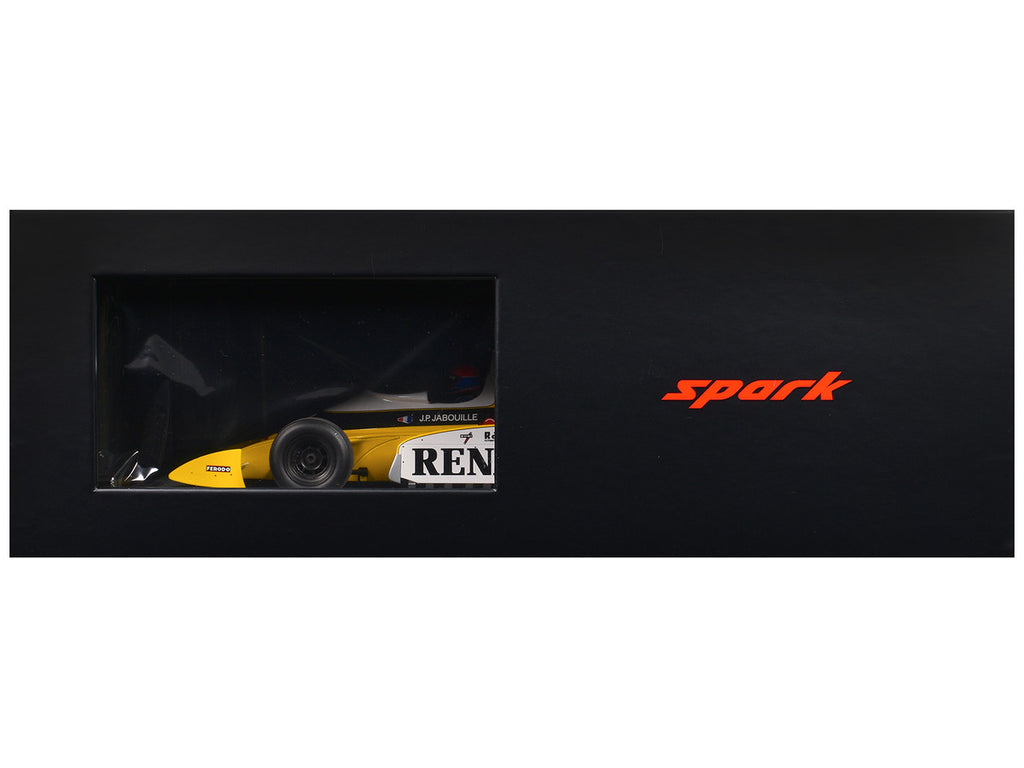 Renault RS11 #15 Jean-Pierre Jabouille "Equipe Renault Elf" Winner Formula One F1 "French GP" (1979) with Acrylic Display Case 1/18 Model Car by Spark-1