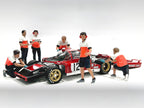 "Race Crew" 6 piece Figure Set for 1/18 scale models by American Diorama-0
