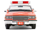 1987 Chevrolet Caprice 9C1 "FDNY (The Official Fire Department City of New York)" Red with White Top and Stripes "Artisan Collection" 1/18 Diecast Model Car by Greenlight-0