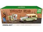 1967 Ford Bronco "Smokey Bear Forest Ranger" Green and Cream with White Stripes "Artisan Collection" 1/18 Diecast Model Car by Greenlight-2