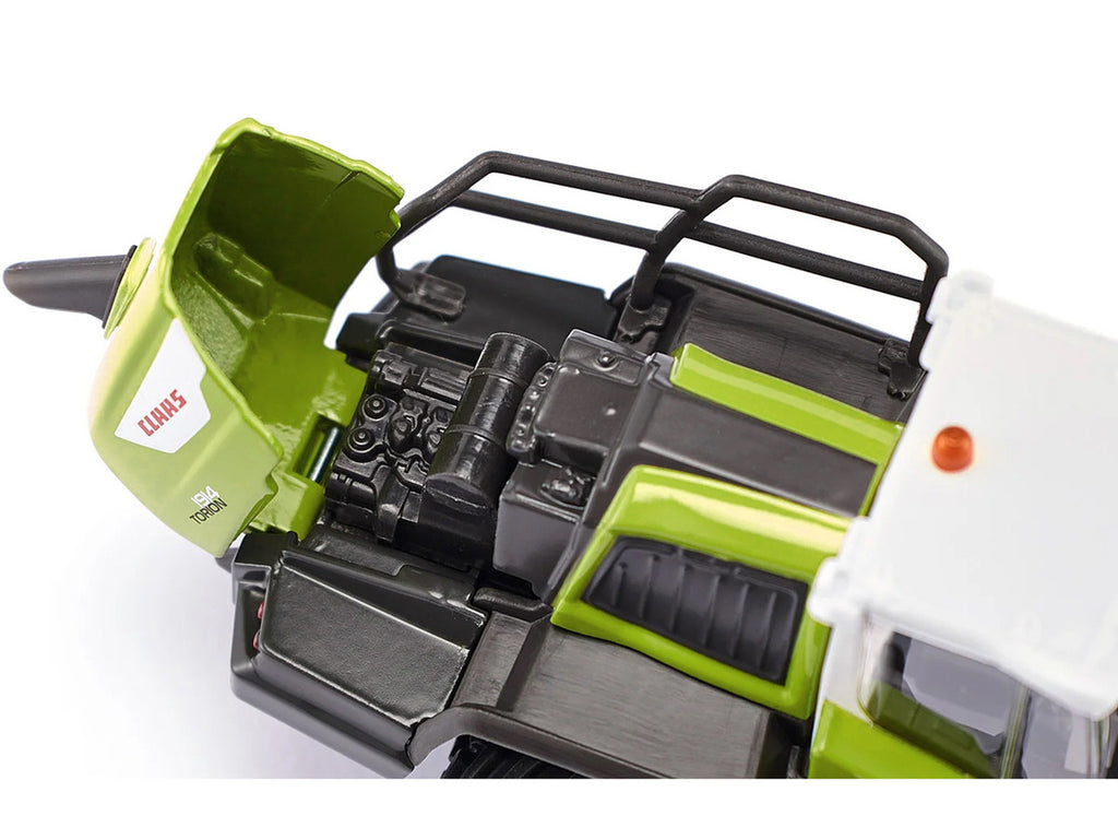 Claas Torion 1914 Wheel Loader Green and White 1/50 Diecast Model by Siku-2