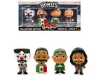 "Homies Big Headz" Series 4 Collector's Edition 4-Pack of Figures by Homies-4