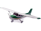Model Kit Cessna 172 Skyhawk Aircraft White with Green and Yellow Stripes "Sky Pilot" Series 1/42 Plastic Model Kit by New Ray-1