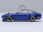 Nissan Fairlady Z RHD (Right Hand Drive) "Akuma No Z" Blue Metallic "Wangan Midnight - Comic #1 Version" Manga 1/64 Model Car by Autoart-1
