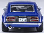 Nissan Fairlady Z RHD (Right Hand Drive) "Akuma No Z" Blue Metallic "Wangan Midnight - Comic #4 Version" Manga 1/64 Model Car by Autoart-2