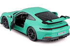 Porsche 911 GT3 Light Green 1/24 Diecast Model Car by Bburago-2