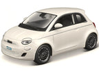 2023 Fiat 500e White 1/24 Diecast Model Car by Bburago-0