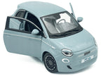 2023 Fiat 500e Light Blue 1/24 Diecast Model Car by Bburago-1