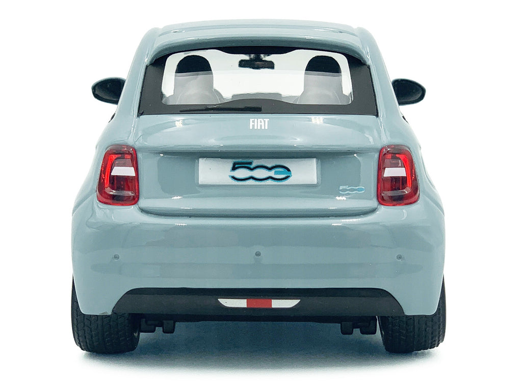 2023 Fiat 500e Light Blue 1/24 Diecast Model Car by Bburago-3
