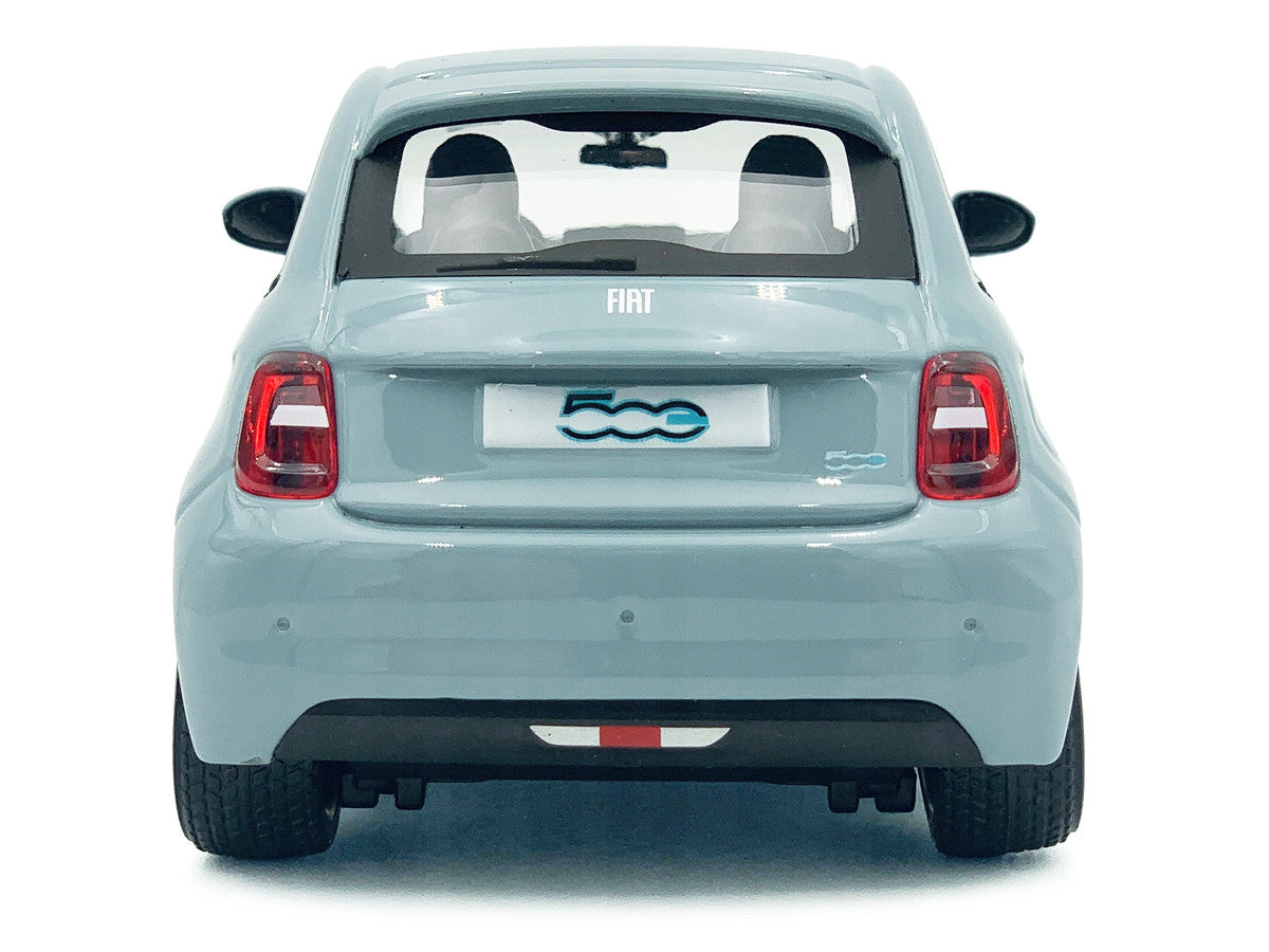2023 Fiat 500e Light Blue 1/24 Diecast Model Car by Bburago-3