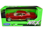 1965 Chevrolet Impala SS 396 Red Metallic "NEX Models" 1/24 Diecast Model Car by Welly-0