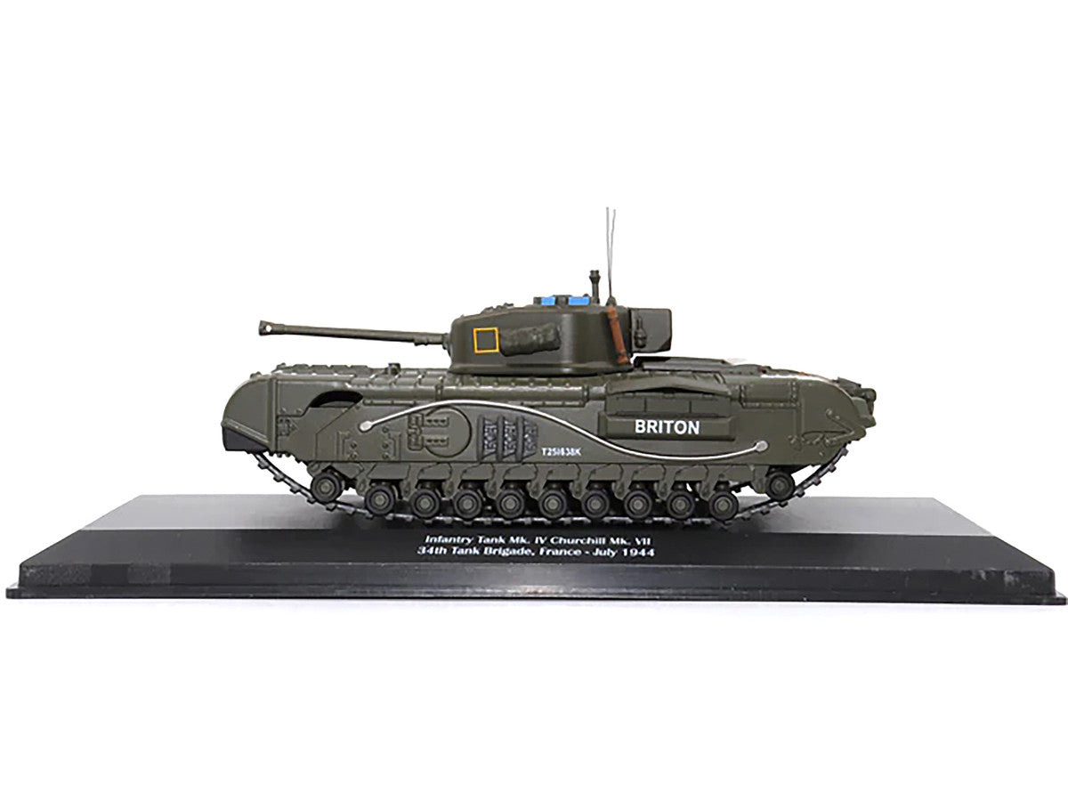 Infantry Tank Mk. IV Churchill Mk. VII "Briton" "UK 34th Tank Brigade France July 1944" 1/43 Diecast Model by AFVs of WWII-3