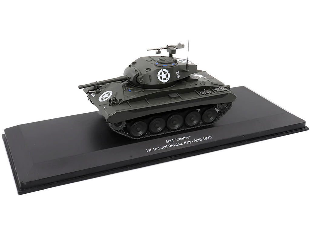 M24 "Chaffee" Tank #3 "U.S.A. 1st Armored Division Italy April 1945" 1/43 Diecast Model by AFVs of WWII-4