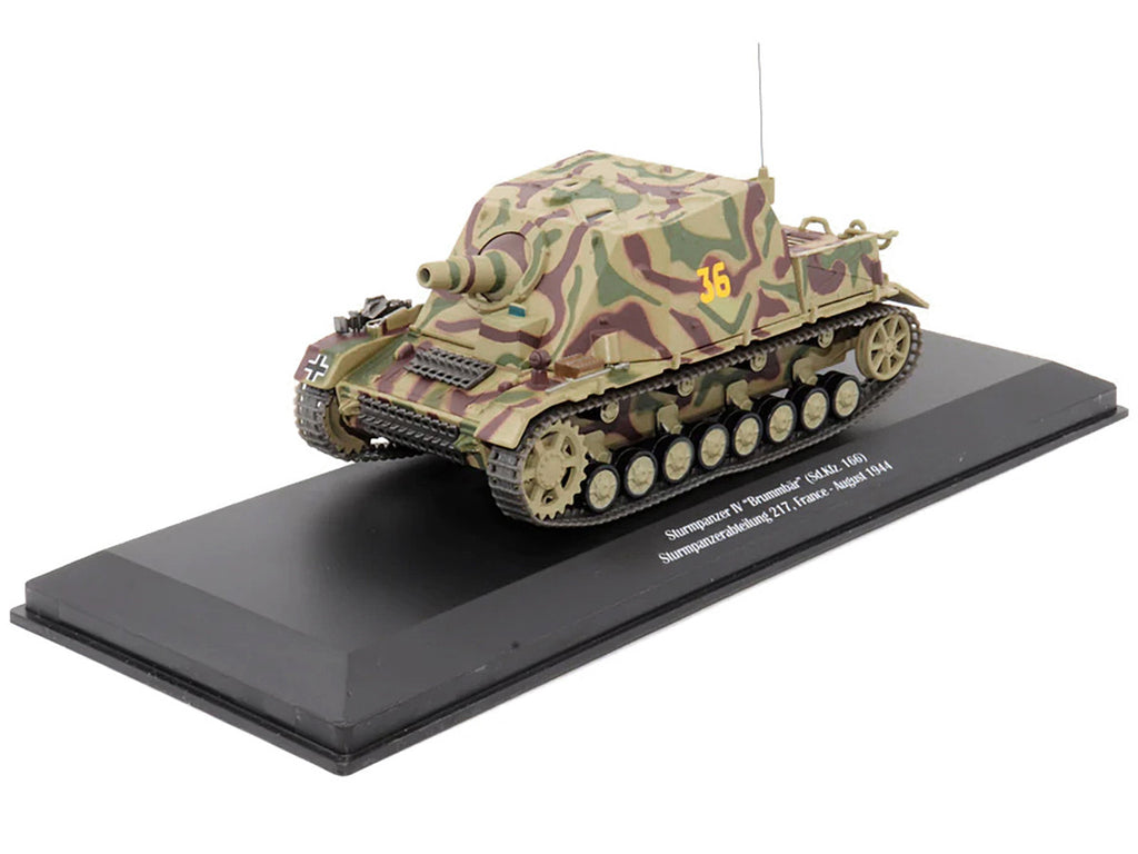 German Sd. Kfz. 166 "Sturmpanzer IV" "Brummbar" #36 "Germany Sturmpanzerabteilung 217 France August 1944" 1/43 Diecast Model by AFVs of WWII-4