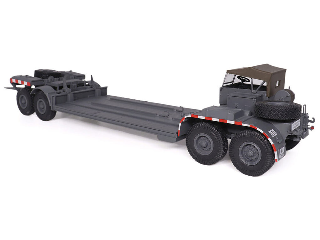SD.AH. 116 22-Ton Tank Transporter Gray "German Army" 1/43 Diecast Model by Militaria Die Cast-1