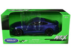 2015 Ford Mustang GT 5.0 Blue Metallic "NEX Models" Series 1/24 Diecast Model Car by Welly-2