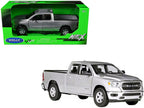 2019 RAM 1500 Pickup Truck Silver Metallic "NEX Models" Series 1/27 Diecast Model Car by Welly-2