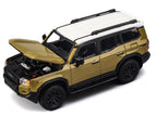 Toyota Land Cruiser 250 Sand with White Top 1/64 Diecast Model Car by Trends Hobby-2
