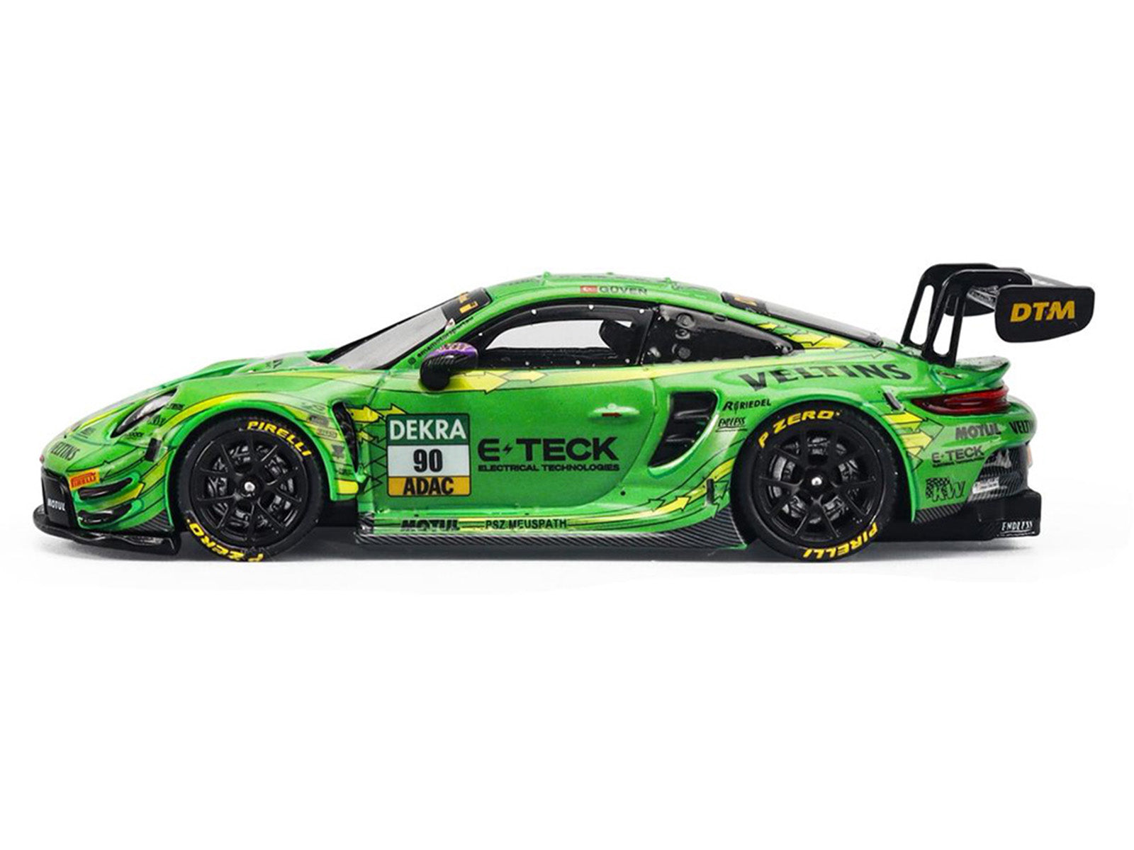 Porsche 911 GT3 R (992) #90 Ayhancan Guven "Manthey EMA" "DTM" (2024) 1/64 Diecast Model Car Trends Hobby