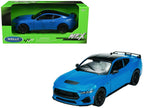 2024 Ford Mustang GT 5.0 Blue with Black Top "NEX Models" Series 1/25 Diecast Model Car by Welly-3