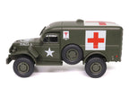 Dodge WC54 Ambulance Olive Drab "United States Army" 1/43 Diecast Model by Militaria Die Cast-1