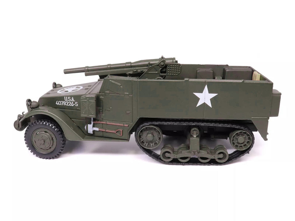 M3 Gun Motor Carriage with 75mm M1897A4 Gun Olive Drab "United States Army" 1/43 Diecast Model by Militaria Die Cast-2