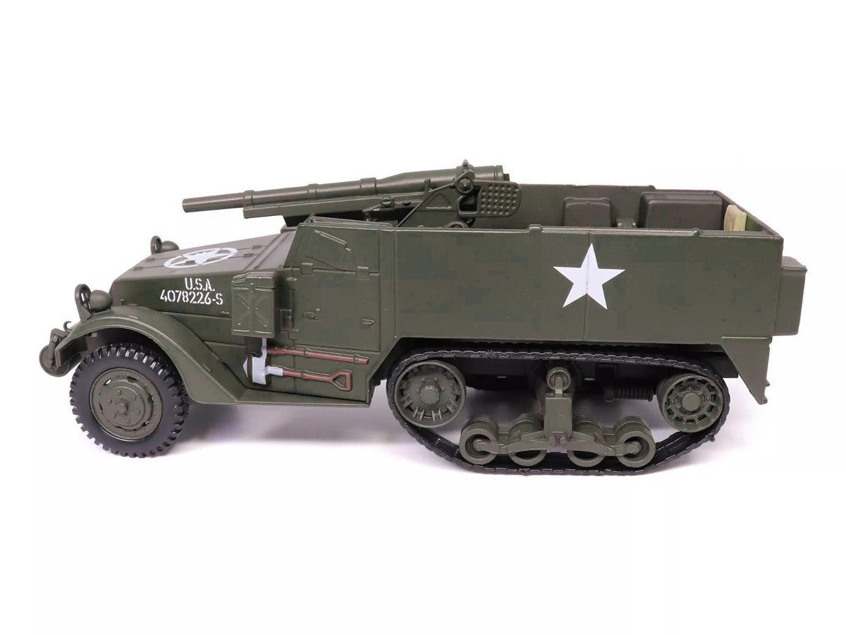 M3 Gun Motor Carriage with 75mm M1897A4 Gun Olive Drab "United States Army" 1/43 Diecast Model by Militaria Die Cast-2