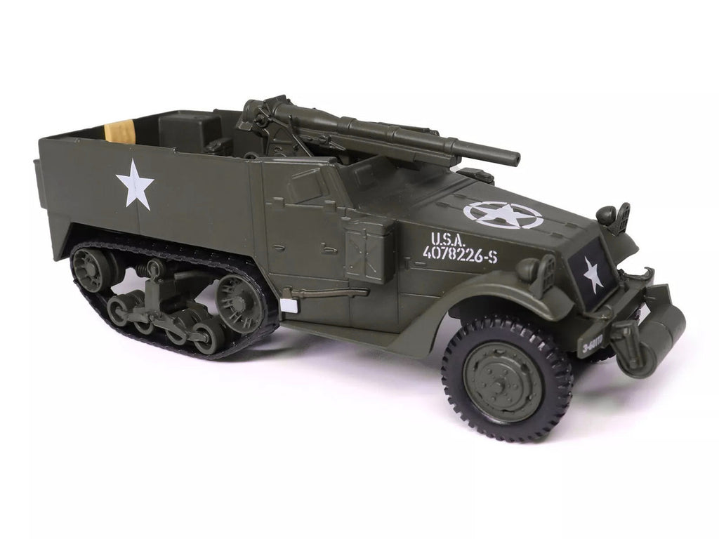 M3 Gun Motor Carriage with 75mm M1897A4 Gun Olive Drab "United States Army" 1/43 Diecast Model by Militaria Die Cast-3
