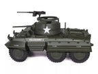 M8 Light Armored Car Olive Drab "United States Army" 1/43 Diecast Model by Militaria Die Cast-0