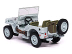 Willys Jeep 1/4-Ton Car Light Blue "United States Navy" 1/43 Diecast Model by Militaria Die Cast-2