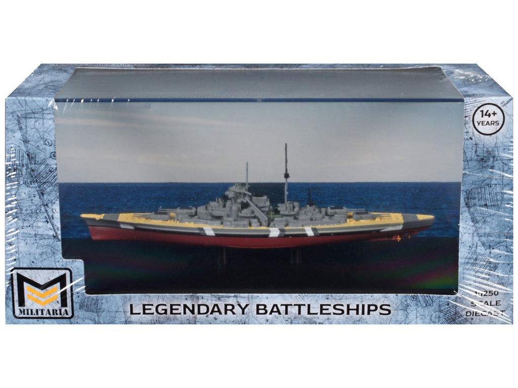 Bismarck Battleship "German Navy" (1941) "Legendary Battleships" Series 1/1250 Diecast Model by Militaria Die Cast-2