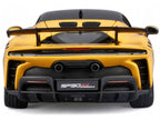 Ferrari SF90 XX Stradale Yellow with Black Top "Race and Play" Series 1/24 Diecast Model Car by Bburago-3