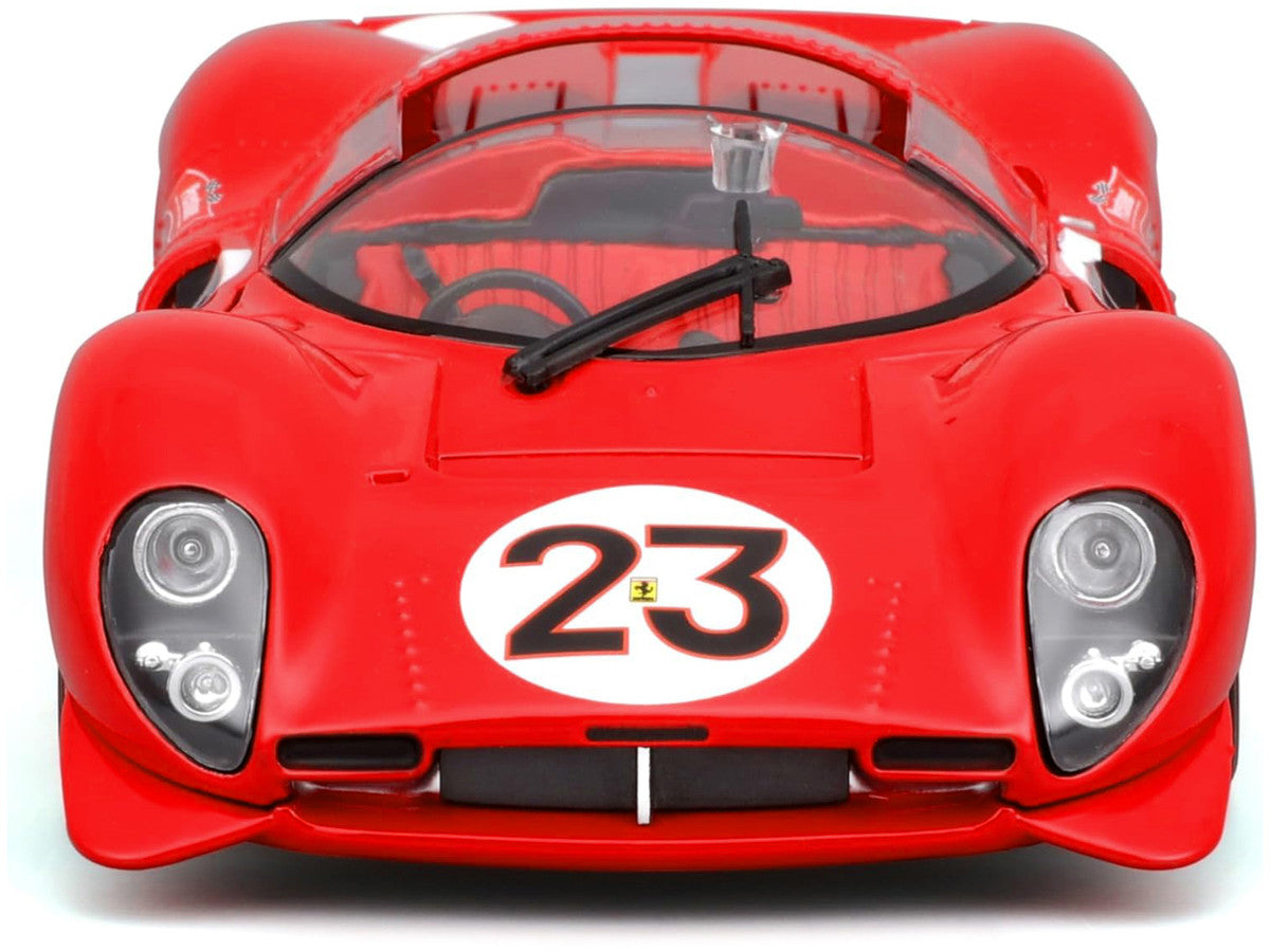 Ferrari 330 P4 #23 Lorenzo Bandini - Chris Amon "Ferrari S.P.A." Winner "24 Hours of Daytona" (1967) "Racing" Series 1/24 Diecast Model Car by Bburago-2