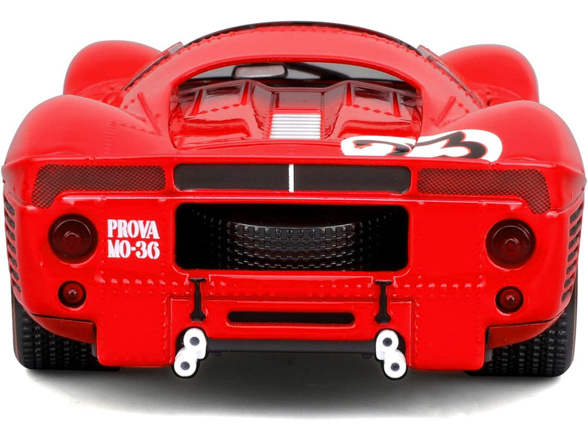 Ferrari 330 P4 #23 Lorenzo Bandini - Chris Amon "Ferrari S.P.A." Winner "24 Hours of Daytona" (1967) "Racing" Series 1/24 Diecast Model Car by Bburago-3