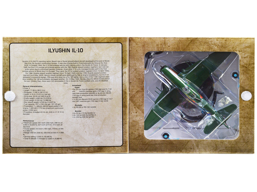 Ilyushin IL-10 Ground Attack Aircraft (USSR 1944) 1/72 Diecast Model by Warbirds of WWII-4