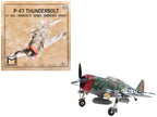 Republic P-47 Thunderbolt Fighter Aircraft "Lt. Col. Francis S. "Gabby" Gabreski" United States Army Air Forces 1/72 Diecast Model by Militaria Die Cast-4
