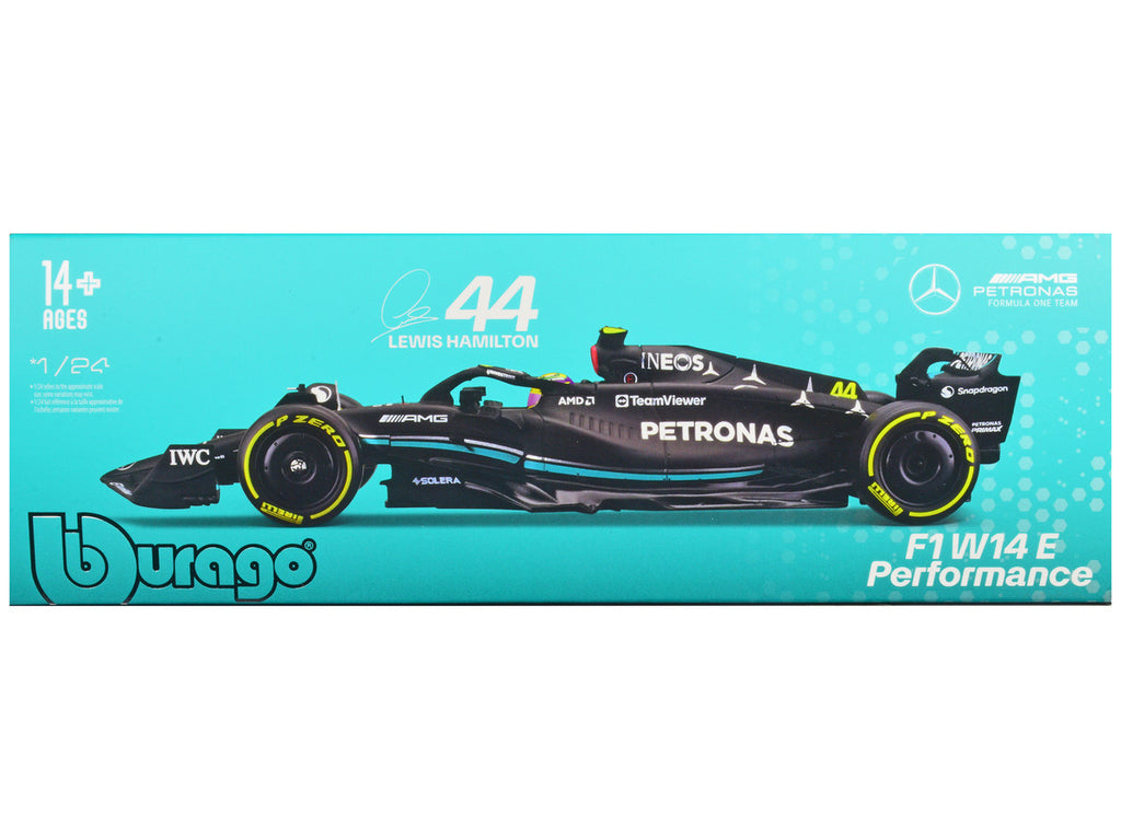 Mercedes-AMG F1 W14 E Performance #44 Lewis Hamilton "Petronas" Formula One F1 "World Championship" (2023) 1/24 Diecast Model Car by Bburago-2