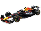 Red Bull Racing RB19 #1 Max Verstappen "Oracle" Winner Formula One F1 Championship "Drivers' Champion" (2023) with Display Case 1/24 Diecast Model Car by Bburago-0