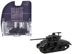 M4 Sherman 76 Long Barrell Tank Black Camouflage "Black Bandit" Series 30 1/64 Diecast Model Car by Greenlight-2