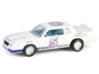 1983 Chevrolet Monte Carlo #5 "Hendrick Motorsports First Test Car Tribute" White with Blue Stripes and Interior "Hobby Exclusive" Series 1/64 Diecast Model Car by Greenlight-0