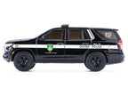 2024 Chevrolet Tahoe Police Pursuit Vehicle "Dover Police – 100th Anniversary Edition" Black with White Stripes "Hobby Exclusive" Series 1/64 Diecast Model Car by Greenlight-2