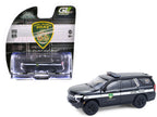 2024 Chevrolet Tahoe Police Pursuit Vehicle "Dover Police – 100th Anniversary Edition" Black with White Stripes "Hobby Exclusive" Series 1/64 Diecast Model Car by Greenlight-4